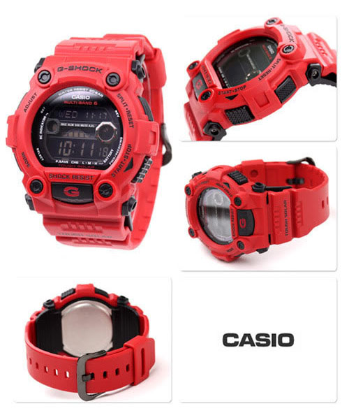 นาฬิกา คาสิโอ Casio G-Shock Limited Rare item หายาก รุ่น GW-7900RD-4ER Burning Red (ไม่มีขายในไทย) [EUROPE] หายากมาก
