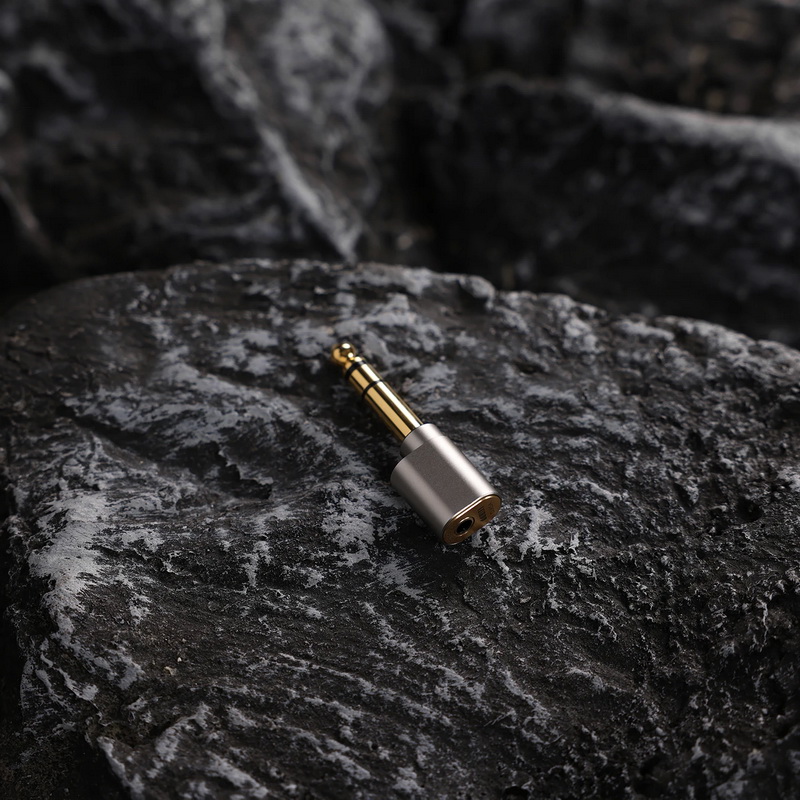 DD DJ65A AL อะแดปเตอร์แปลง 6.35 Male เป็นมาตรฐาน 3.5 Female สำหรับเครื่องเสียง