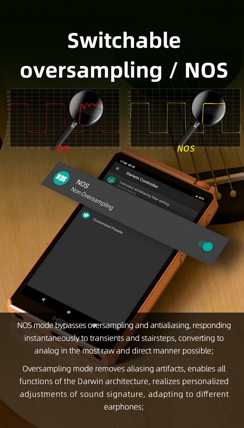 [PreOrder] ขาย Hiby RS6 DAP พกพา สถาปัตยกรรม Darwin ระดับเรือธง รองรับ MQA16x ประกันศูนย์ไทย