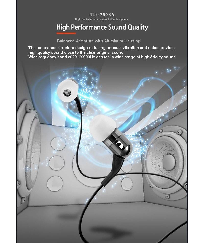 ขาย หูฟัง NAKAMICHI NLE750