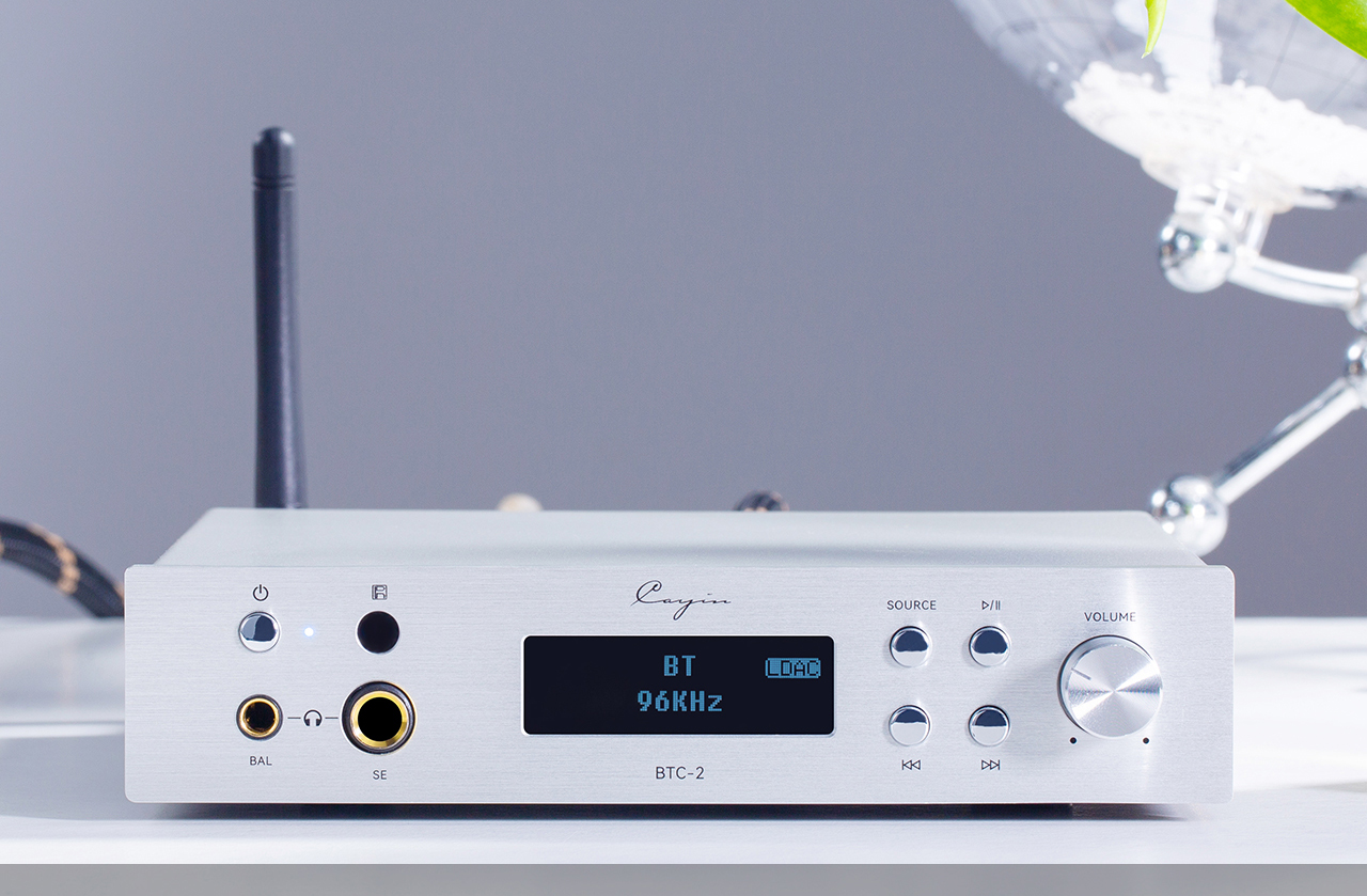 Cayin BTC-2 Bluetooth DAC/AMP ตั้งโต๊ะ ชิป ES9018K2M, Qualcomm QCC5125 รองรับ LDAC ประกันศูนย์ไทย