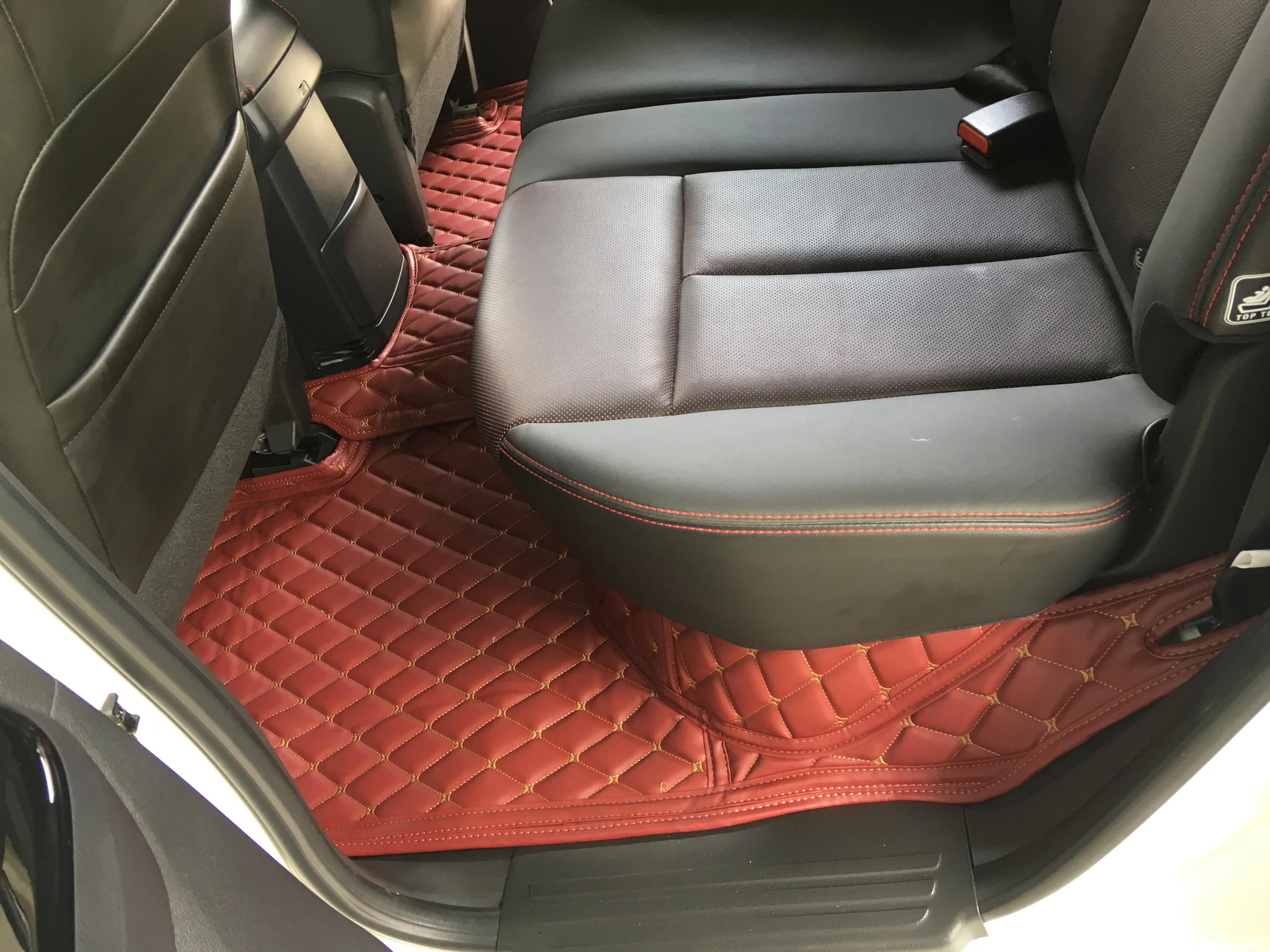 พรมรถยนต์เข้ารูป 6D รถ ISUZU ALL NEW DMAX 4 DOOR ปี 2013-2019 ชุดภายในห้องโดยสาร จำนวน 3 ชิ้น