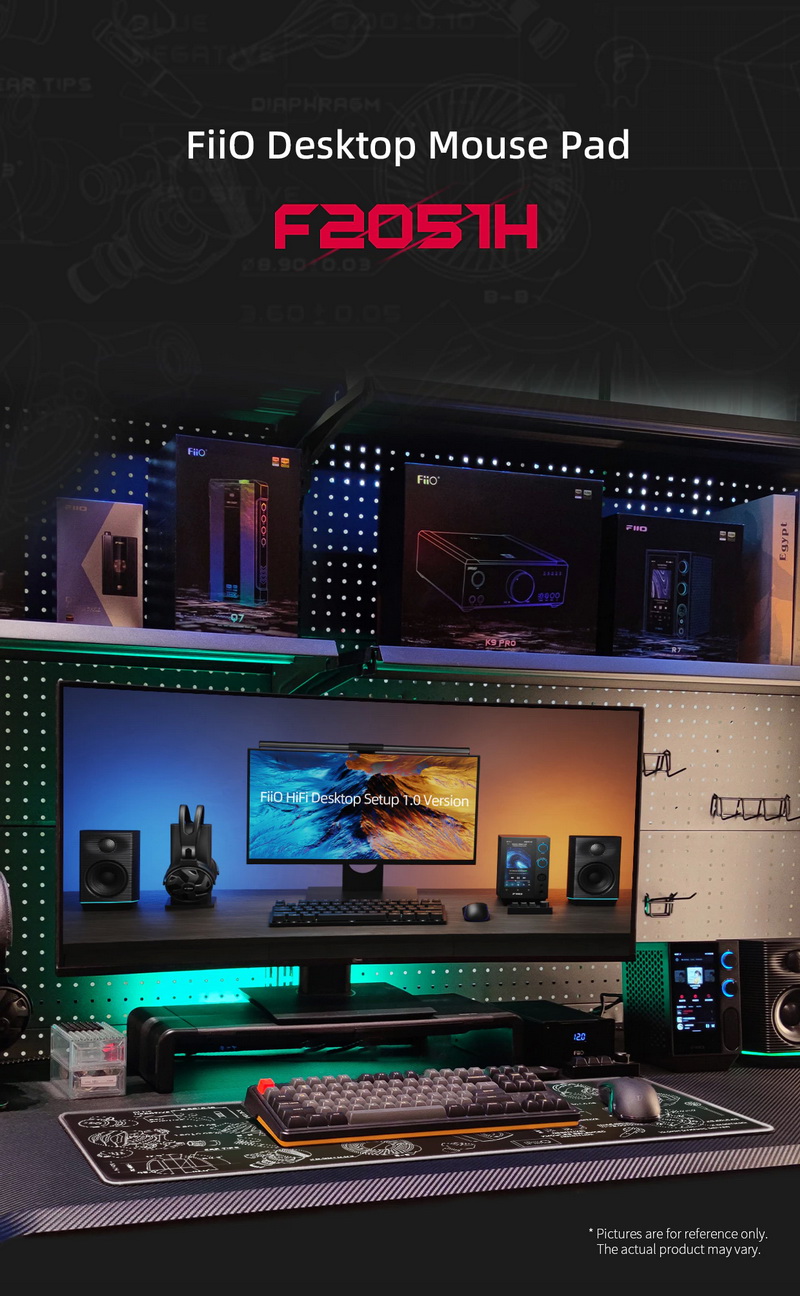 ขาย FiiO F2051H แผ่นรองเม้าส์เกมมิ่ง ประสิทธิภาพสูง ลื่นไหล แม่นยำ ขนาด 80x30 เซนติเมตร