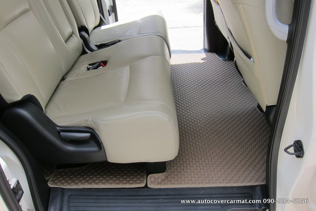 พรมปูพื้นรถยนต์ พรมกระดุม รถ HONDA STEPWAGON ชุดเต็มคันรวมท้าย จำนวน 7 ชิ้น