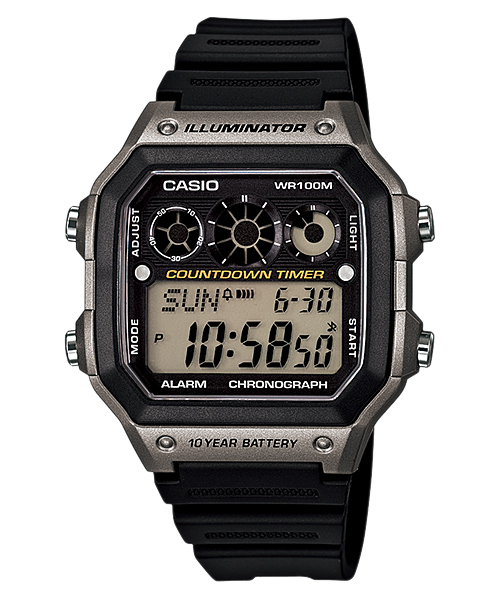 นาฬิกา คาสิโอ Casio 10 YEAR BATTERY รุ่น AE-1300WH-8AV