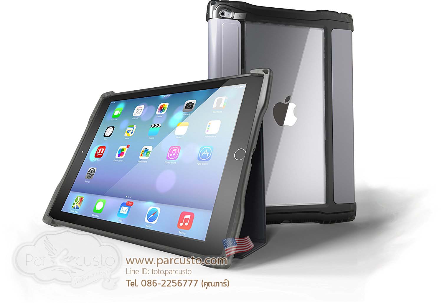 เคสกันกระแทก Apple iPad Pro 12.9 [Rugged Folio] จาก ÜZBL [Pre-order USA]