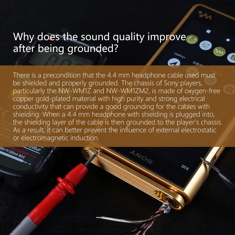 DD DJ44S หัวแปลง Ground Pin เพิ่มคุณภาพเสียง สำหรับเครื่องเล่นพกพา SONY