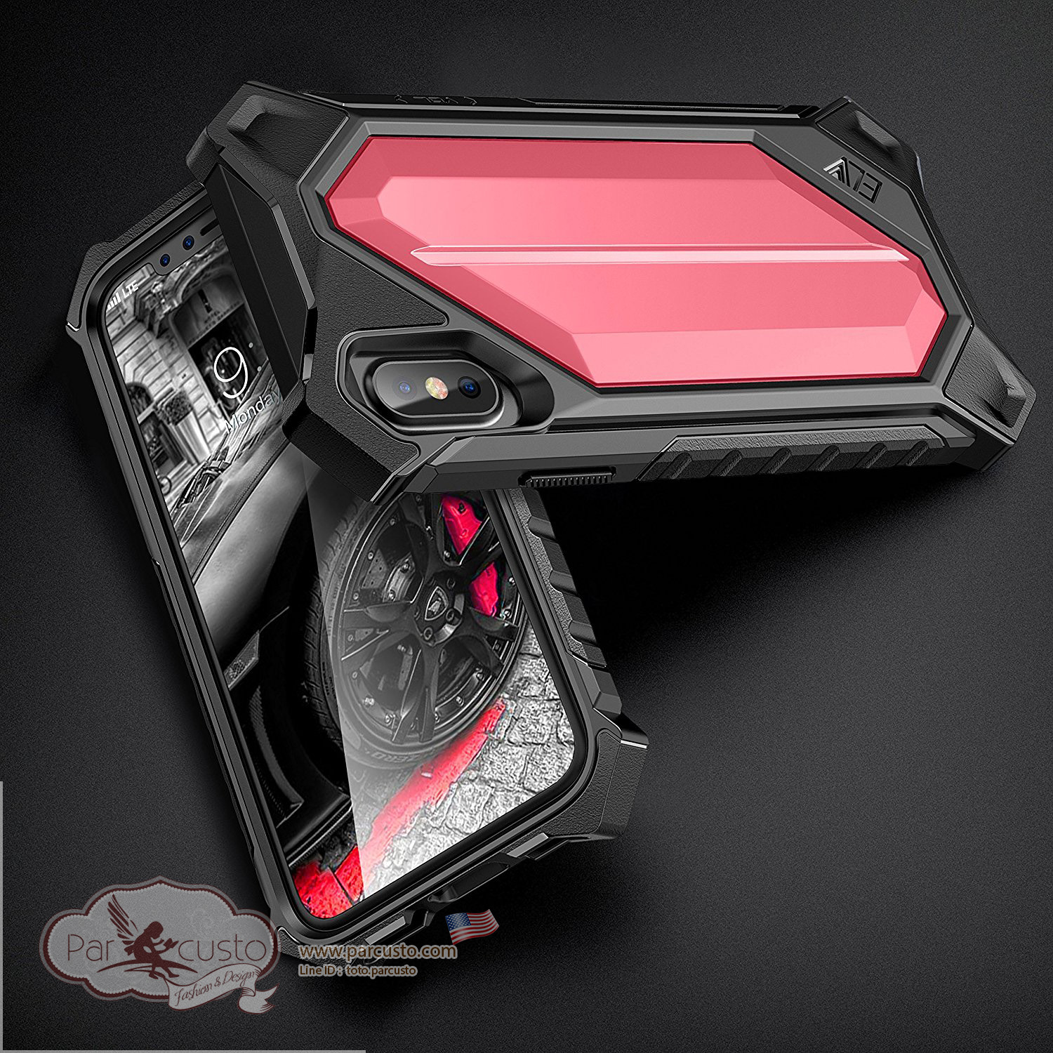 เคสกันกระแทก Apple iPhone X [Rugged Armor Hybrid] จาก ELV [Pre-order USA]