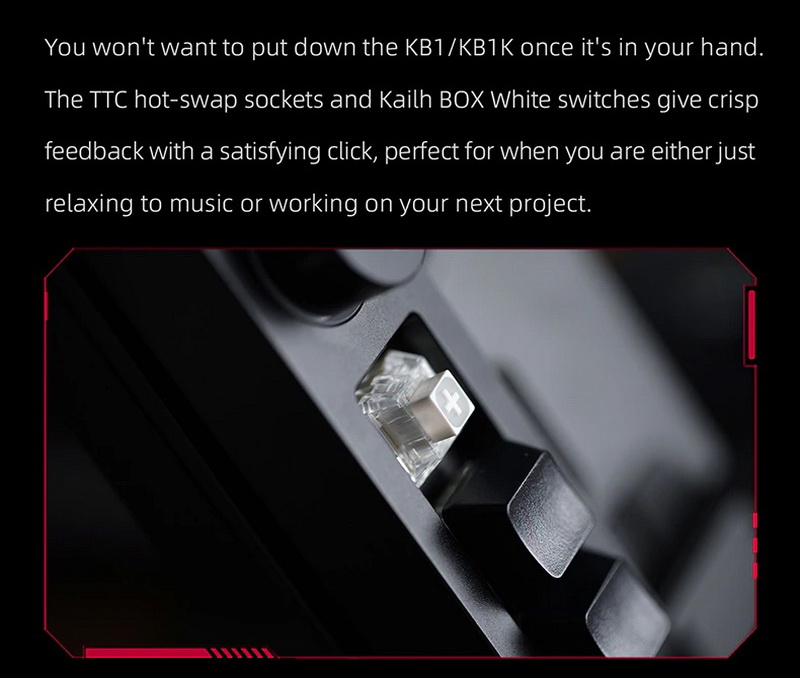 FiiO KB1K คีย์บอร์ด Mechanical สำหรับเครื่องเสียง ตั้งมาโครได้ ประกันศูนย์ไทย
