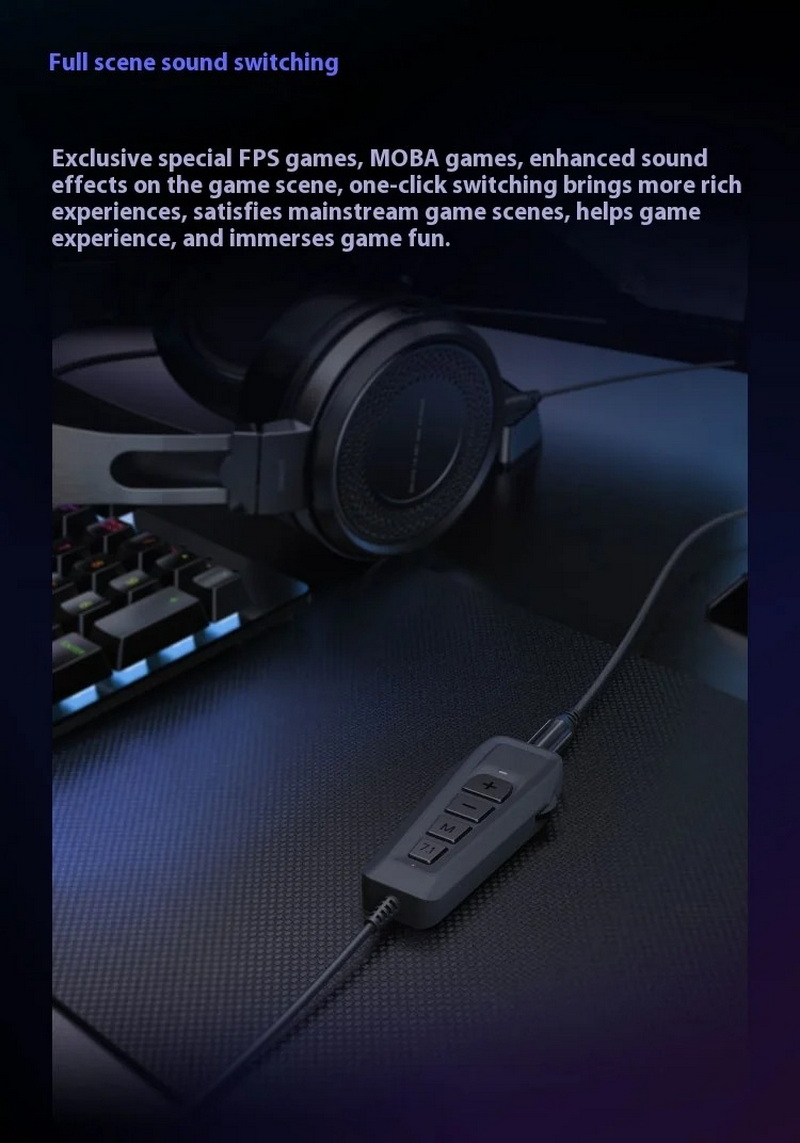 Simgot GEW1 การ์ดเสียง USB ภายนอกพกพารองรับ 7.1 เสียงรอบทิศทาง ประกันศูนย์ไทย