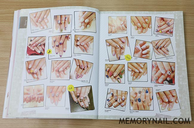 หนังสือลายเพ้นท์เล็บ, หนังสือลายเล็บ,
