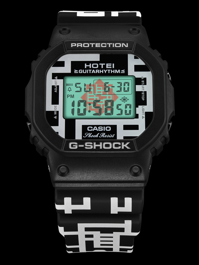 นาฬิกา Casio G-SHOCK X HOTEI 35th Anniversary GUITARHYTHM 2017 Only Japan Limited Edition รุ่น DW-5600HT-1JR (นำเข้าJapan ขายในญี่ปุ่นเท่านั้น) ของแท้ รับประกัน1ปี