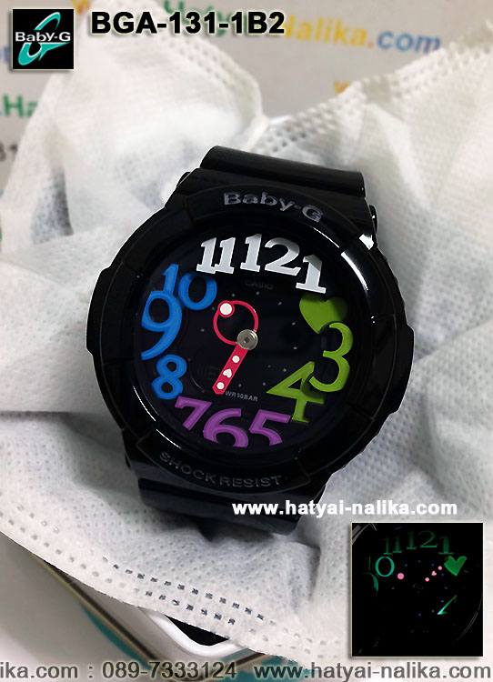 นาฬิกา คาสิโอ Casio Baby-G Neon Illuminator สี POP COLOR รุ่น BGA-131-1B2