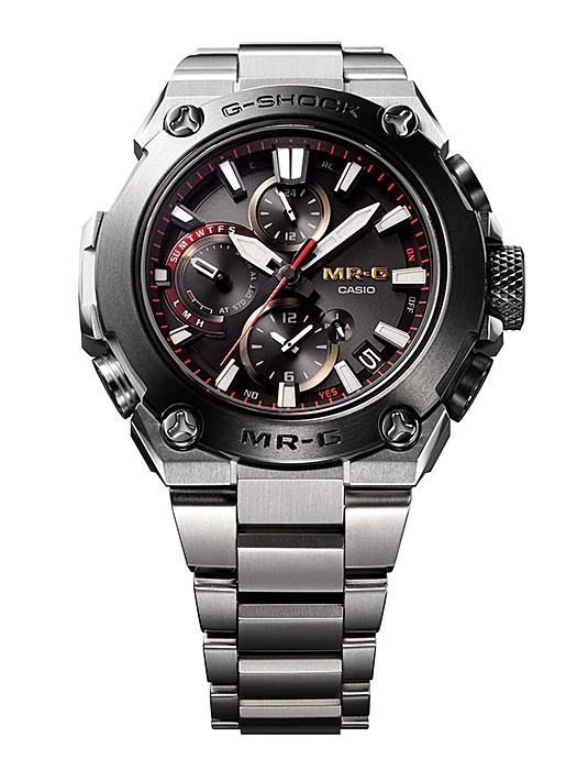 นาฬิกา Casio G-SHOCK Luxury model MR-G ขนาดกลาง with Bluetooth MRG-B1000 series รุ่น MRG-B1000D-1A "Made in Japan" ของแท้ รับประกัน1ปี