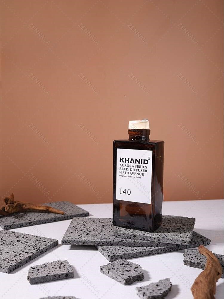 พร็อพแผ่นหินตัด Travertine พร็อพถ่ายรูป Stone Display Prop มี 2 สี 2 ขนาดให้เลือก