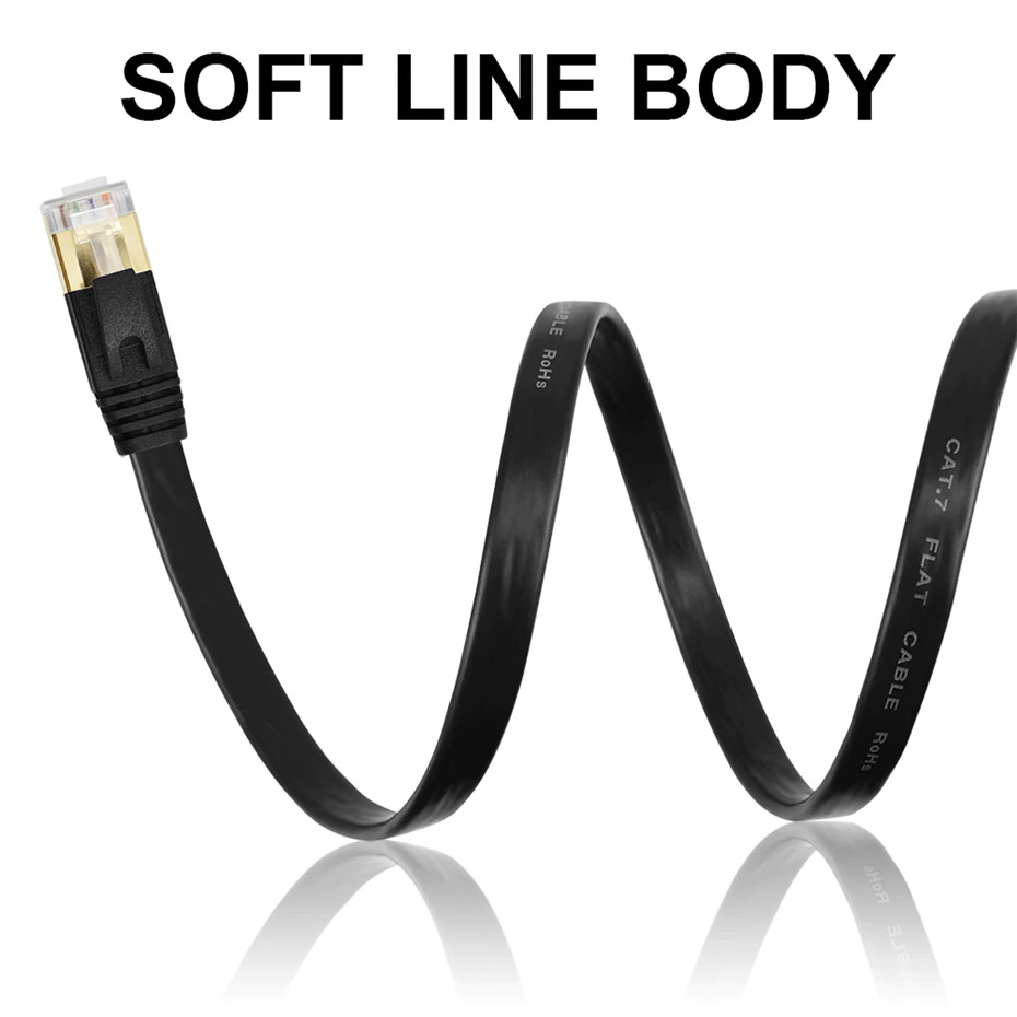 ขาย ERTK LAN CAT7 สายแลน CAT7 ระดับเทพ ทองแดง OFC สายแบน