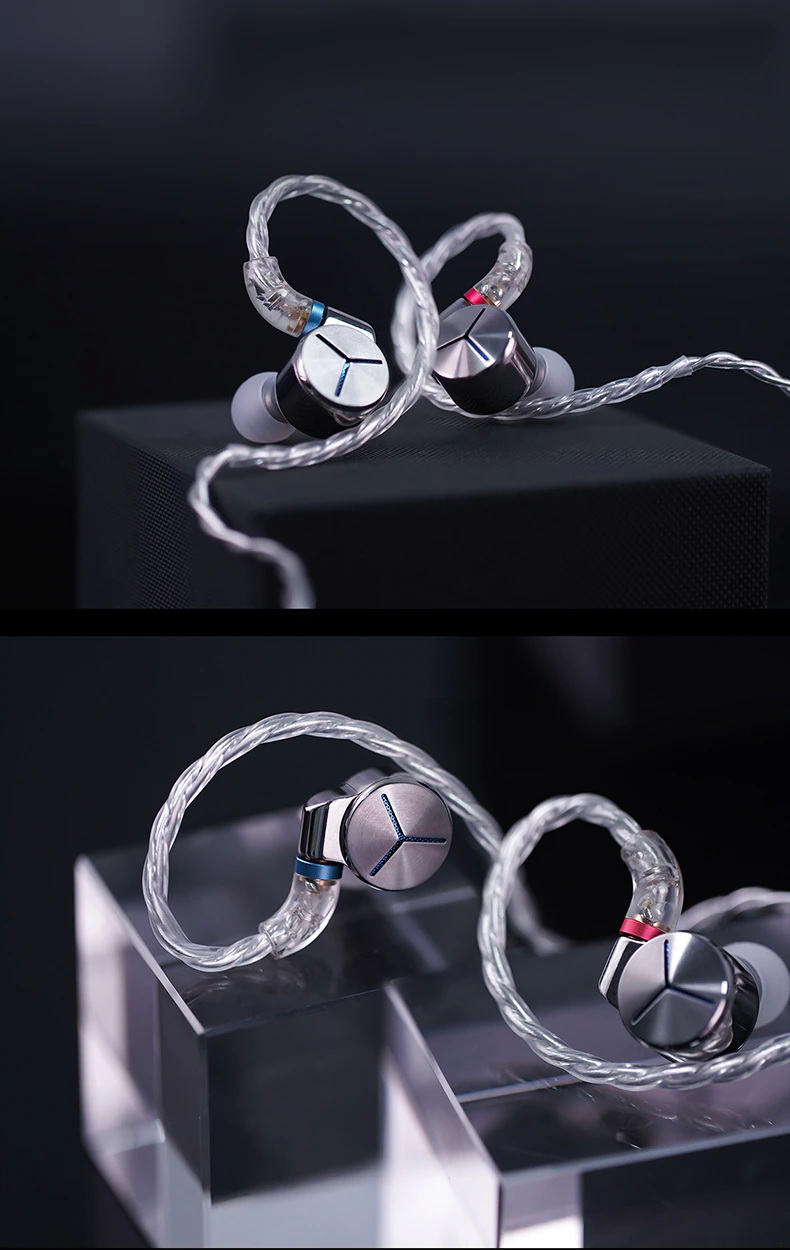 FiiO LC-RB สายอัพเกรดหูฟังทองแดงผลึกเดี่ยวชุบเงินถัก เปลี่ยนหัวแจ๊คได้