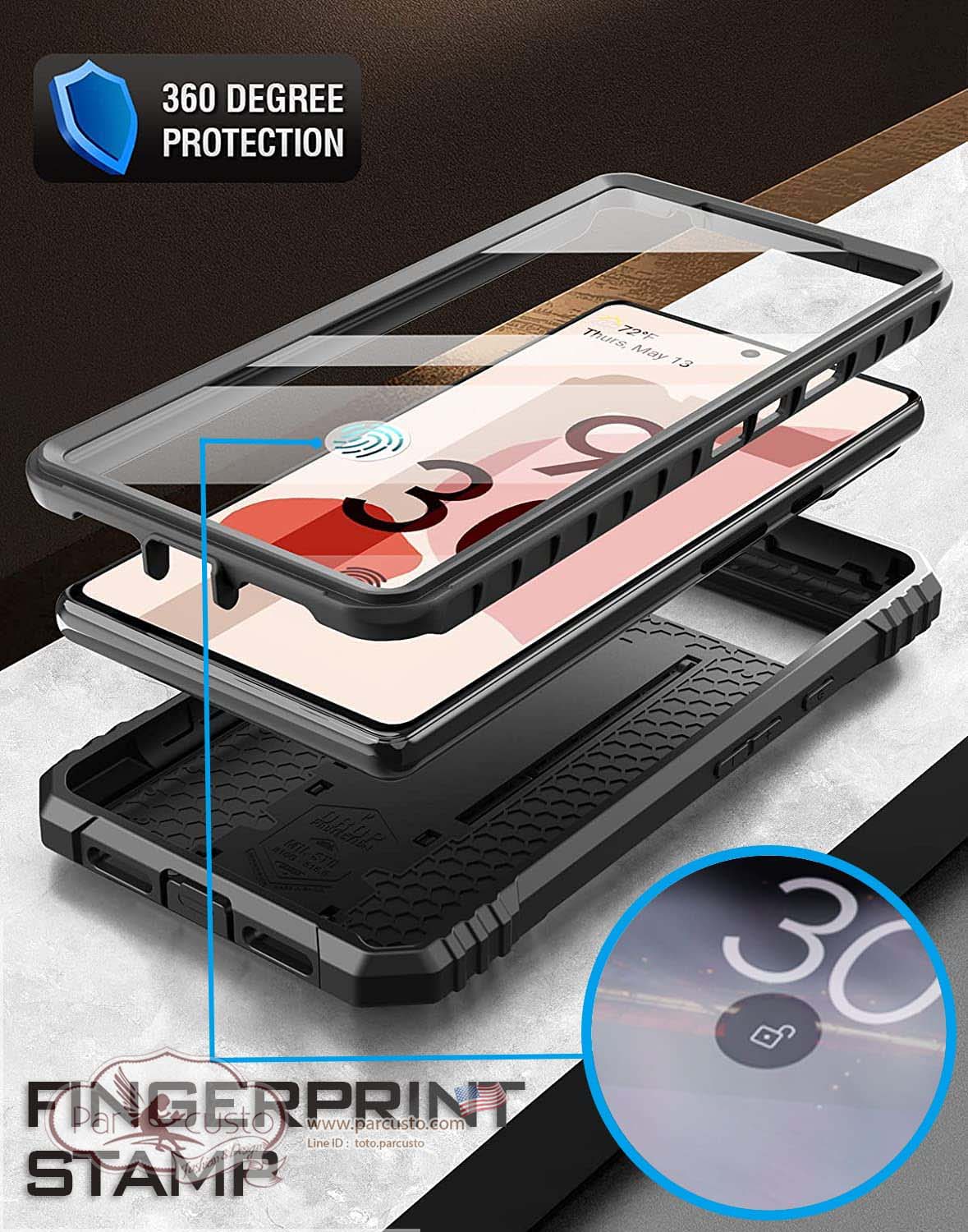 เคสกันกระแทก Google Pixel 6 [Revolution] จาก Poetic (Pre-order USA)