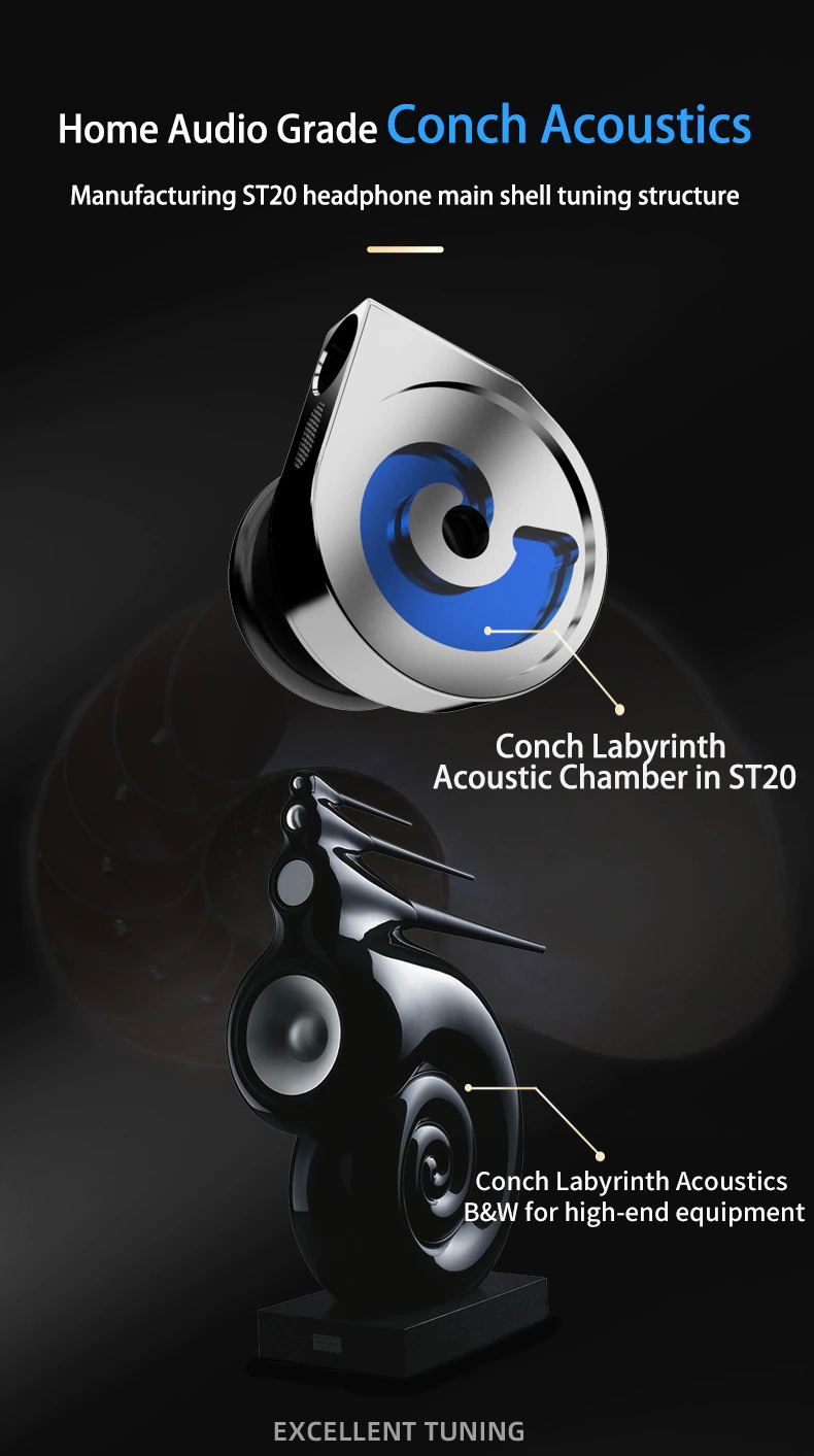 SMABAT ST20 PRO หูฟังเอียบัด 2 ไดรเวอร์ 1BA+1DD ระดับเรือธง ประกันศูนย์ไทย