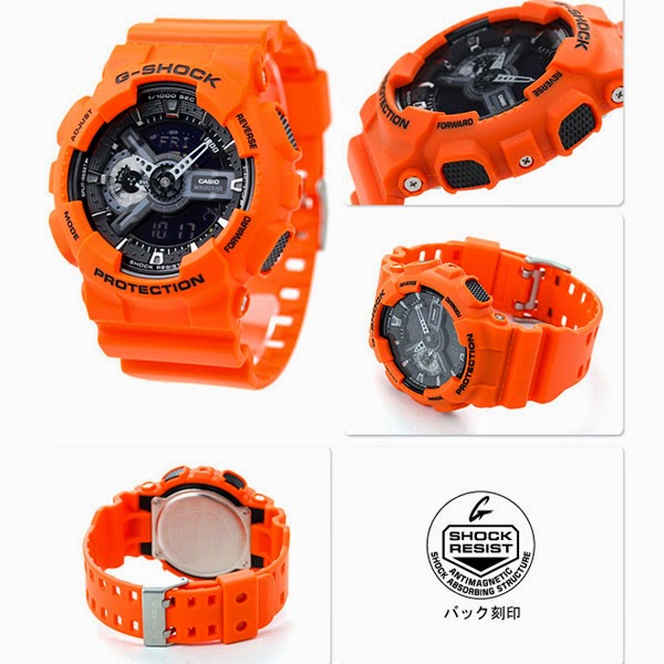 นาฬิกา คาสิโอ Casio G-Shock Limited Rescue Orange Series รุ่น GA-110MR-4A สีส้มนักดับเพลิง