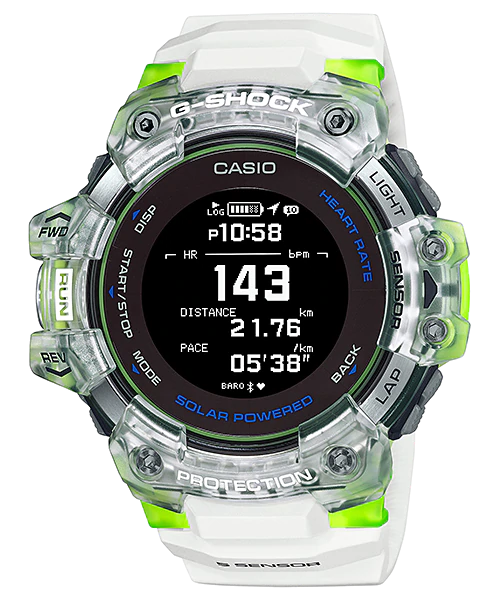 นาฬิกา Casio G-Shock G-SQUAD Heart rate monitor & GPS GBD-H1000 series รุ่น GBD-H1000-7A9 ของแท้ รับประกัน1ปี