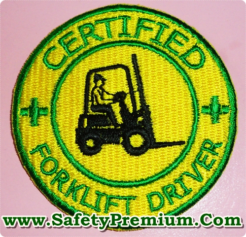งานปักอาร์ม Certified Forklift Driver