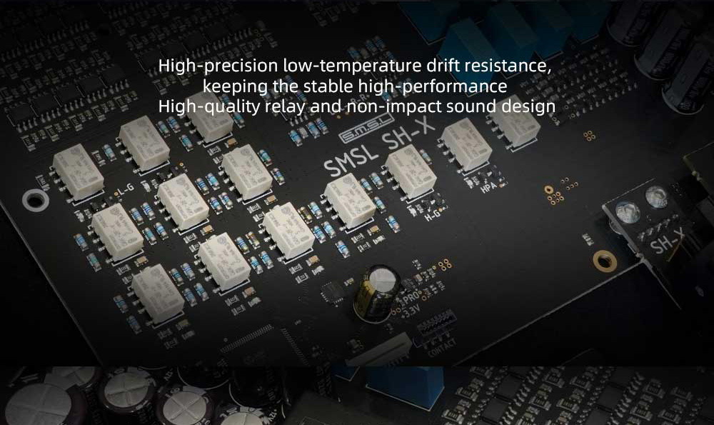 SMSL SH-X Headphone Amplifier ตั้งโต๊ะ กำลังขับสูง รองรับ Hi-Res ประกันศูนย์ไทย