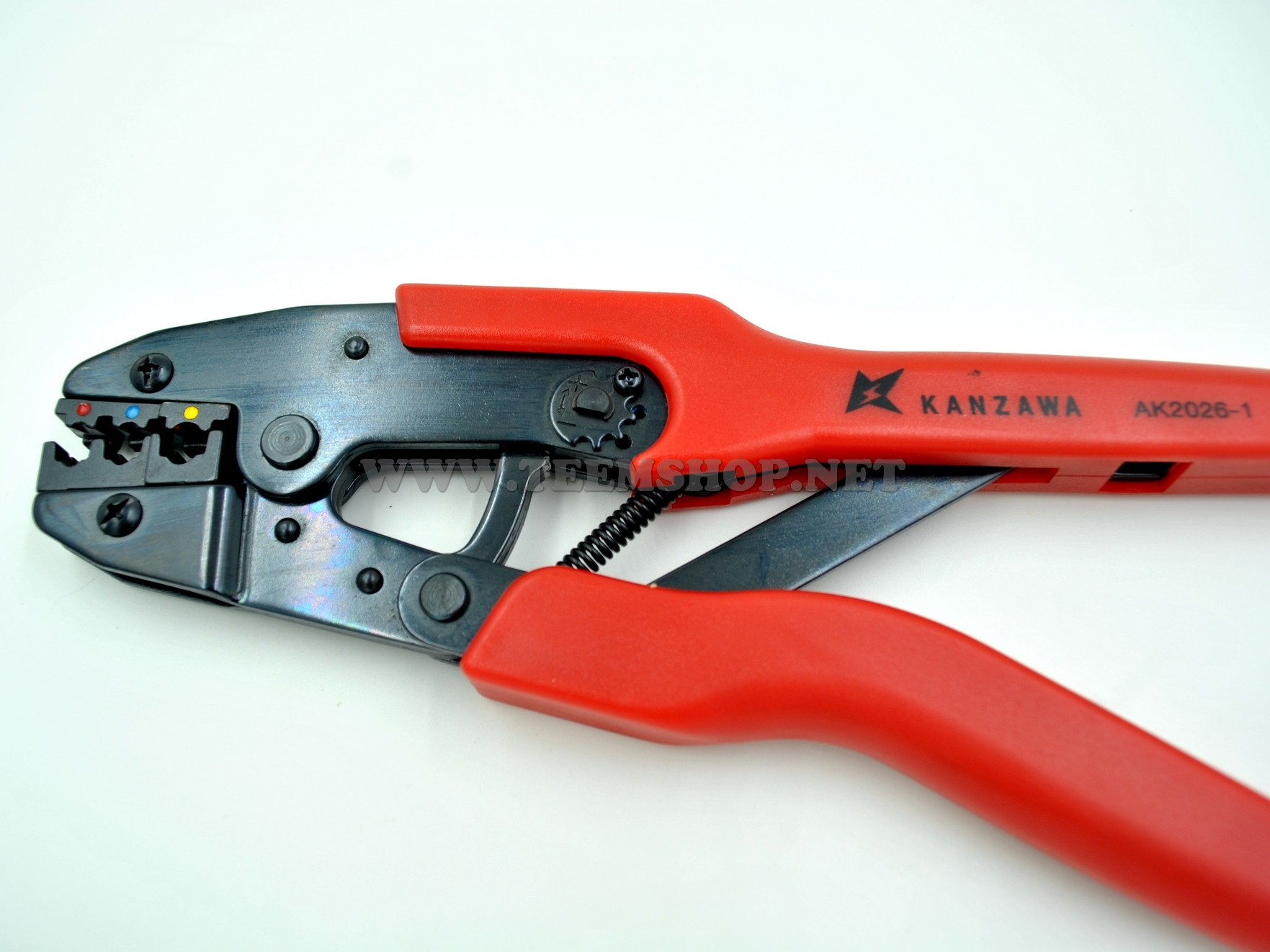 KANZAWA คีมย้ำหัวสาย NO.AK2026-1 ย้ำหางปลาหุ้ม Made in Taiwan