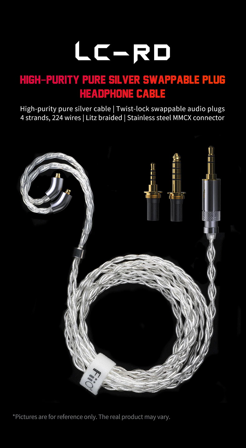 ขาย FiiO LC-RD สายอัพเกรดหูฟังทำจากเงินล้วน Pure Silver ถักแบบ Litz
