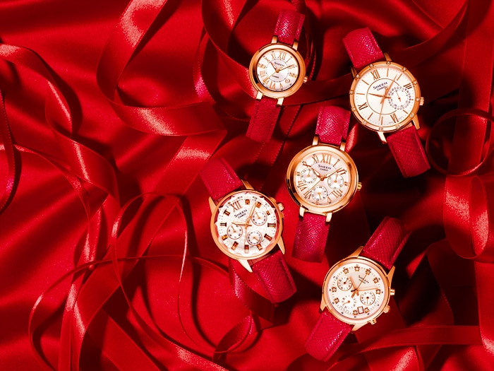 นาฬิกา คาสิโอ Casio SHEEN RED COLOR SERIES รุ่น SHE-3029PGL-7A ของแท้ รับประกัน1ปี