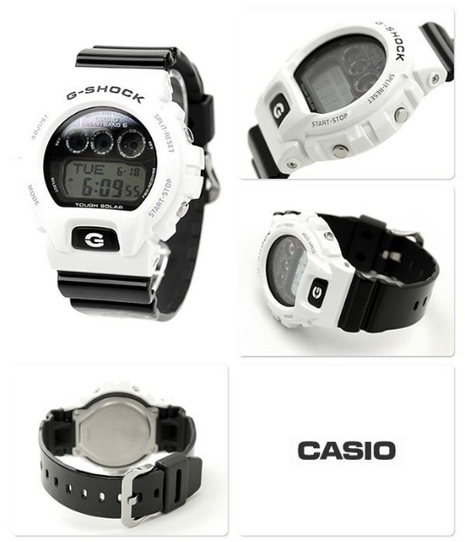 นาฬิกา คาสิโอ Casio G-Shock Garish White Limited tough solar รุ่น GW-6900GW-7ER แพนด้า2 (ไม่วางขายในไทย) หายากมาก