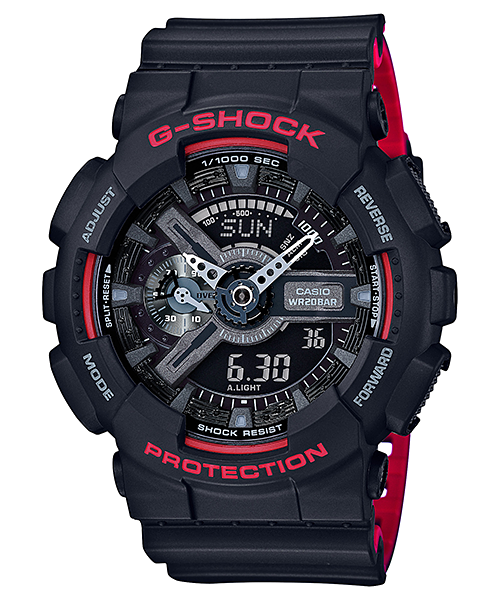 นาฬิกา Casio G-Shock Limited Heritage Black & Red (HR) series รุ่น GA-110HR-1A ของแท้ รับประกัน1ปี