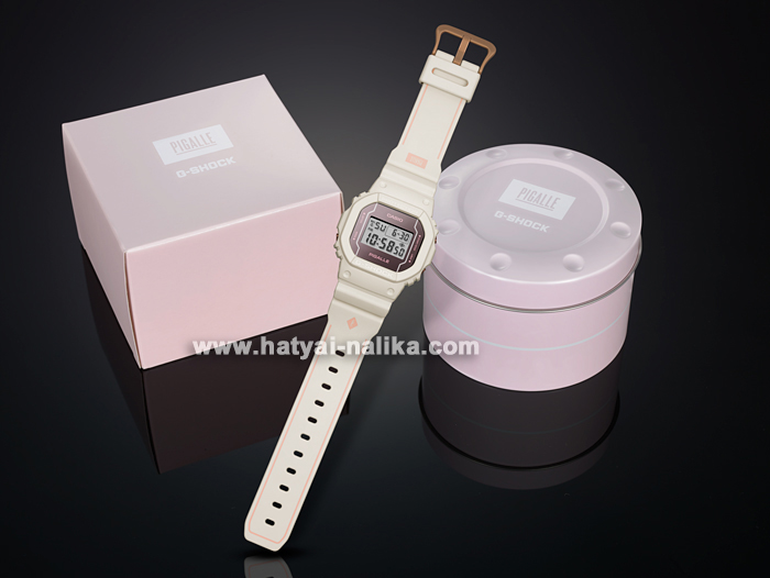 นาฬิกา Casio G-SHOCK x PIGALLE Limited model 35th Anniversary Collaboration series รุ่น DW-5600PGW-7 ของแท้ รับประกัน1ปี