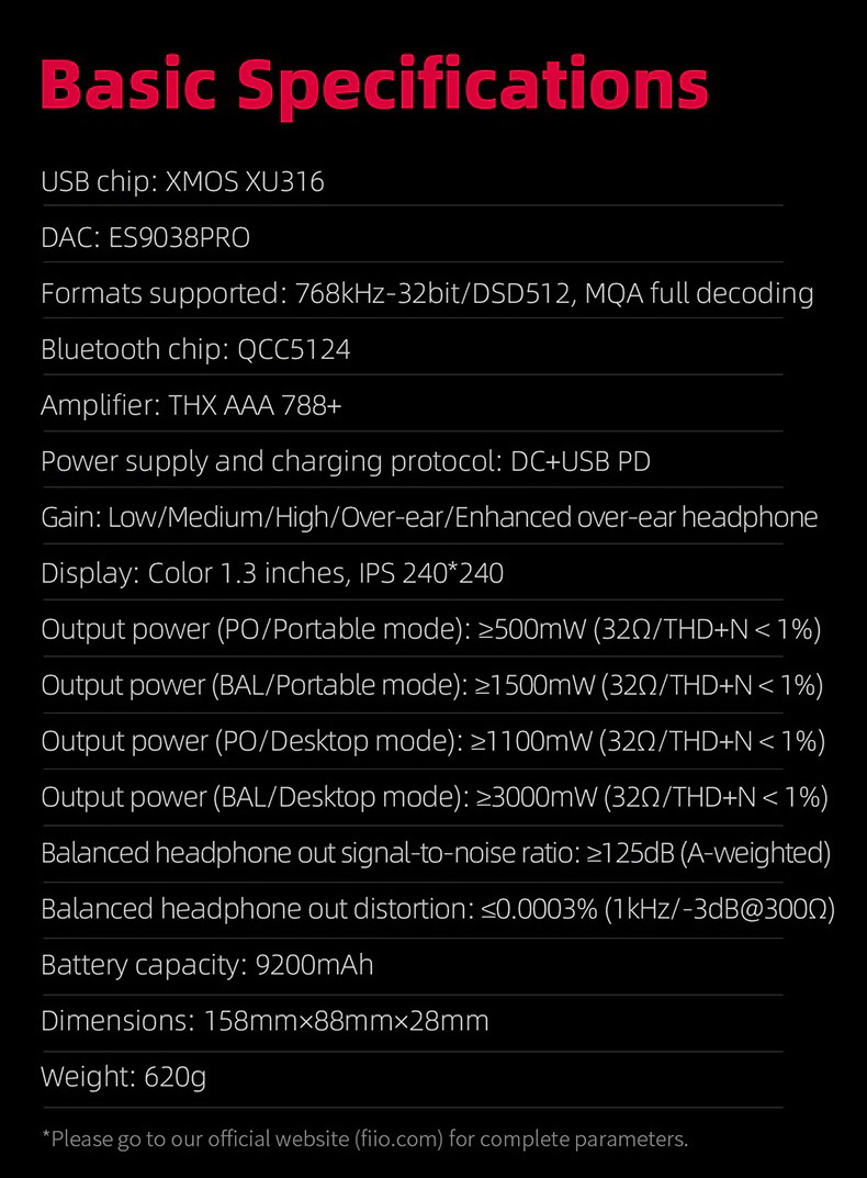 FiiO Q7 Bluetooth DAC/AMP พกพา ระดับเรือธง รองรับ Dual Hi-Res ประกันศูนย์ไทย