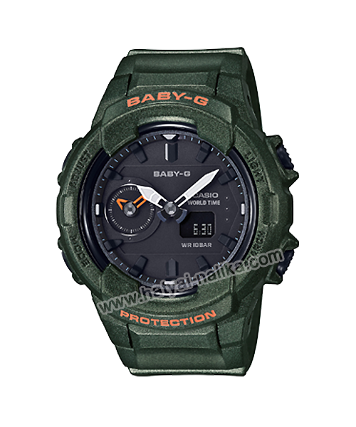 นาฬิกา Casio Baby-G BGA-230S Street Fashion Color series รุ่น BGA-230S-3A (Military Green) ของแท้ รับประกัน1ปี