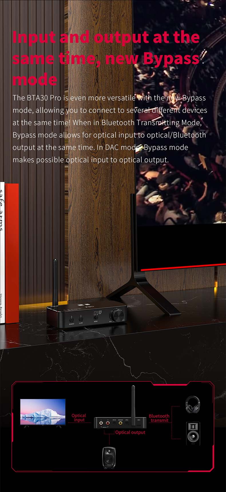 FiiO BTA30 PRO ตัวรับและส่งสัญญาณไร้สายรองรับ Bluetooth5.0 ประกันศูนย์ไทย