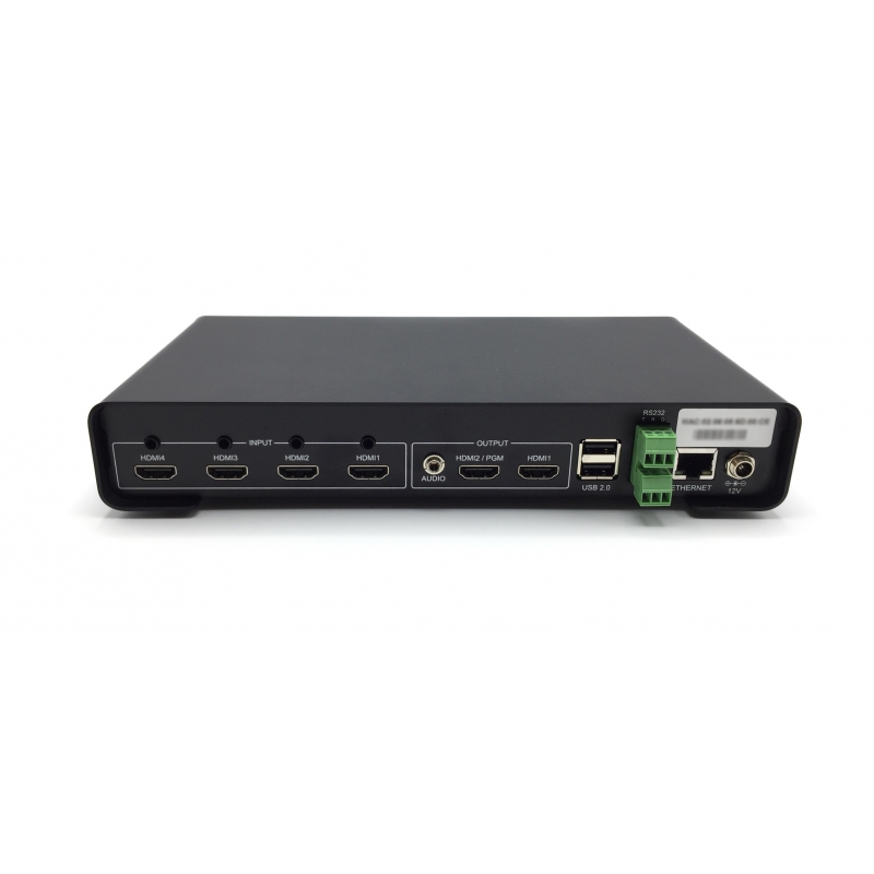 ALL-IN-ONE 4 CH HDMI SWITCH, RECORD, STREAMING BOX