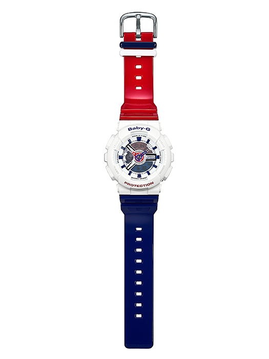 นาฬิกา Casio Baby-G White Tricolor series รุ่น BA-110TR-7A ของแท้ รับประกัน1ปี