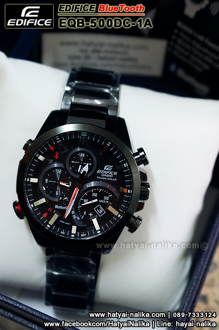 นาฬิกา คาสิโอ Casio EDIFICE Bluetooth with Smartphone รุ่น EQB-500DC-1A