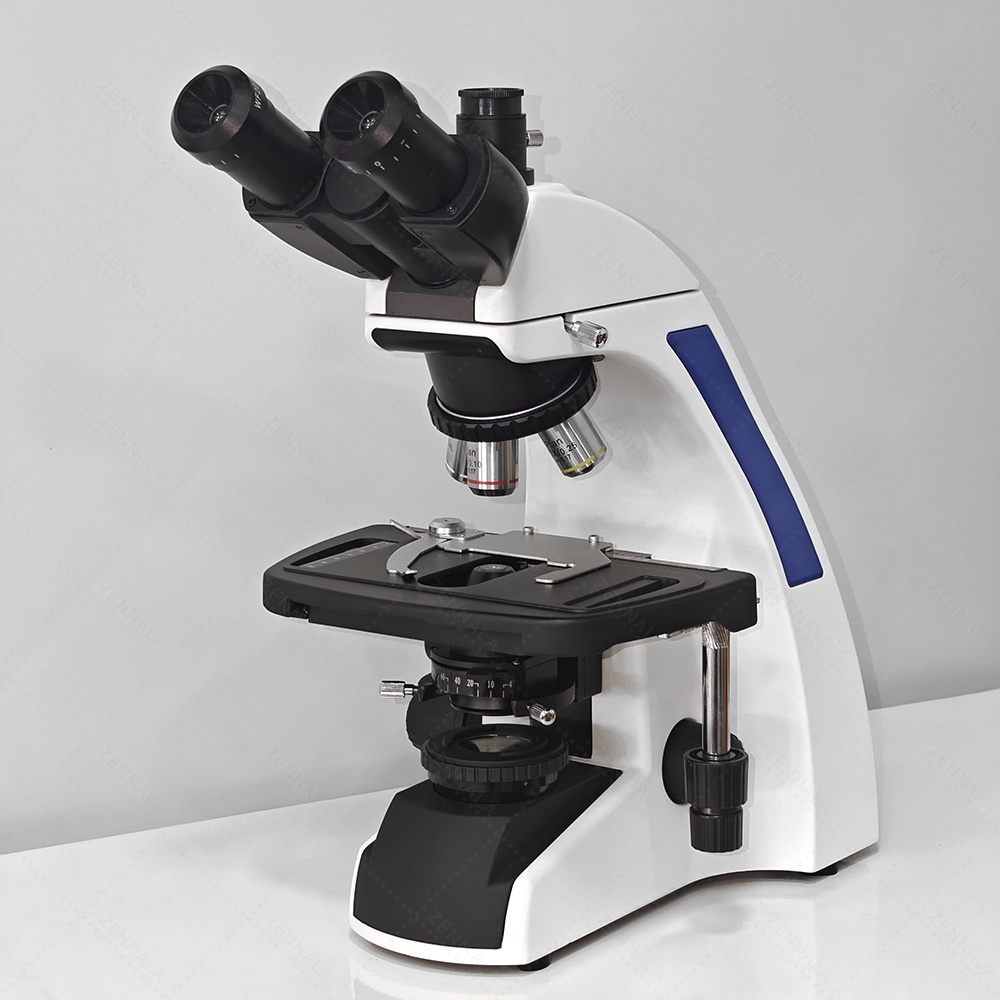 กล้องจุลทรรศน์ Trinocular 2000x ระบบ Infinity มีช่องต่อกล้อง ต่อจอเสริม รุ่น CM2000