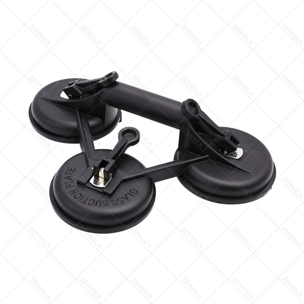 glass sucker ยางดูดกระจก ที่จับกระเบื้อง 3 ตา สีดำ (MAX 150KG)