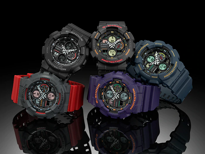 นาฬิกา Casio G-Shock ANALOG-DIGITAL GA-140 series รุ่น GA-140-6A "New EVANGELION" ของแท้ รับประกัน1ปี