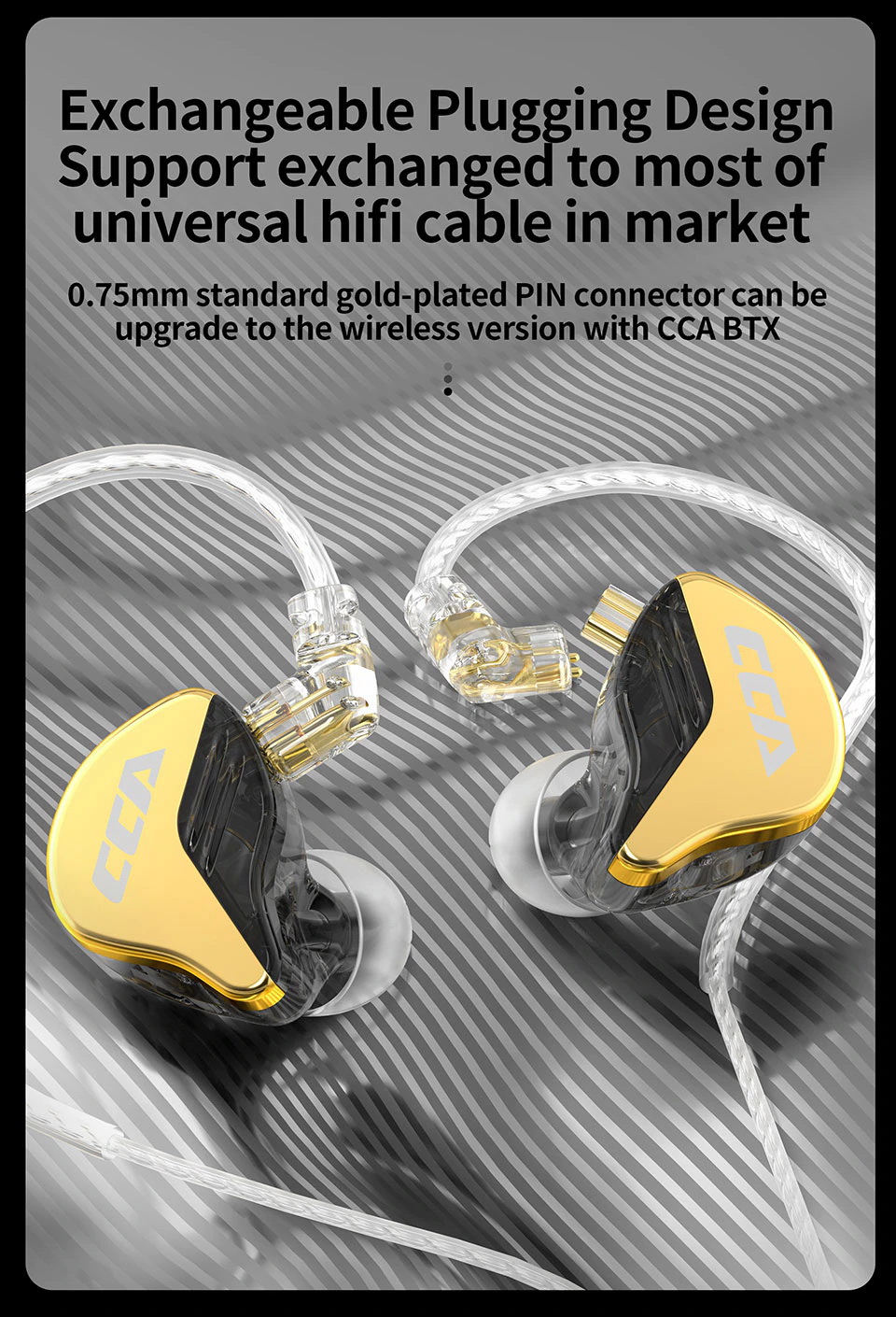 ขาย CCA CRA PLUS หูฟังรุ่นพัฒนาต่อยอดจาก CRA เพิ่มเบส ซาวสเตจ แหลม