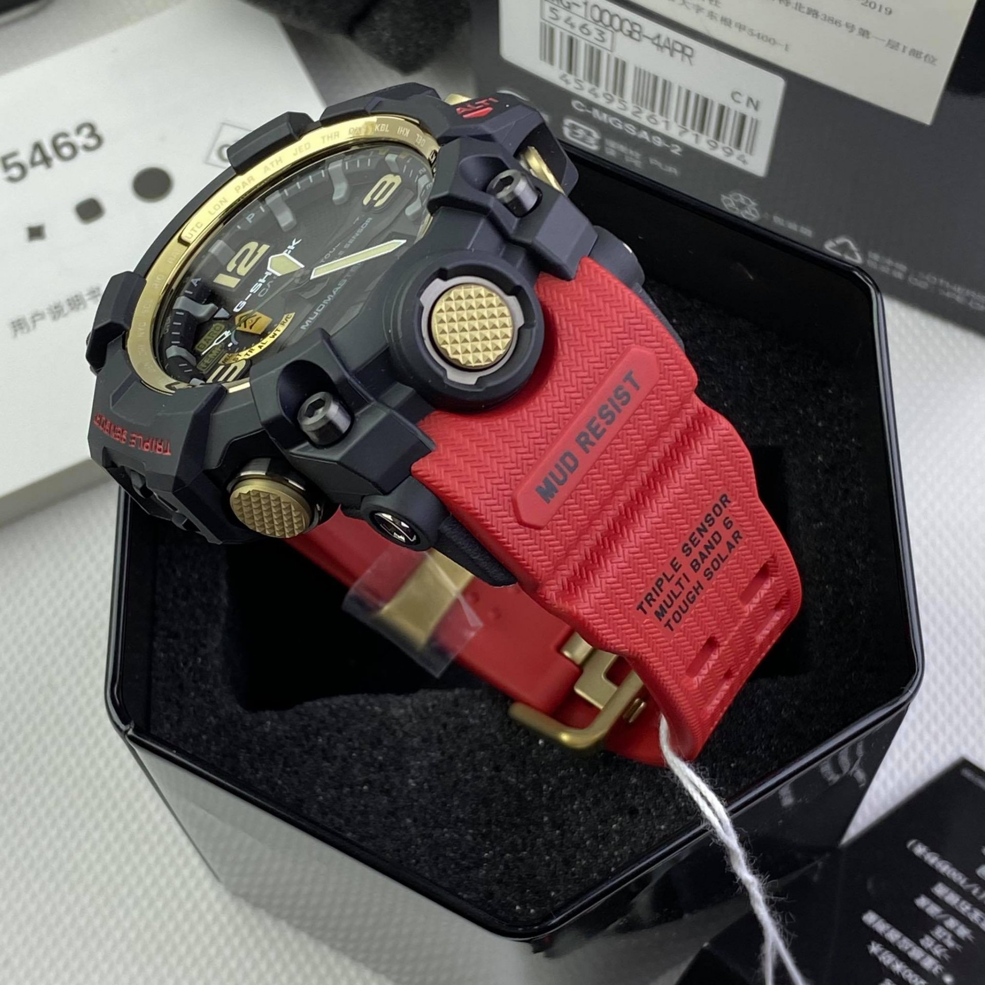 นาฬิกา Casio G-Shock Premium model MUDMASTER Black & Gold series รุ่น GWG-1000GB-4A ของแท้ รับประกัน1ปี