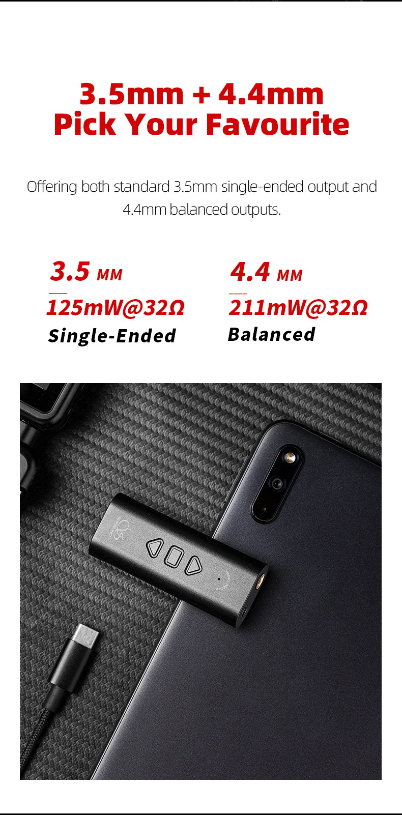 ขาย Shanling UA3 USB DAC/AMP พกพาใหม่ล่าสุดชิป AK4493SEQ ประกันศูนย์ไทย