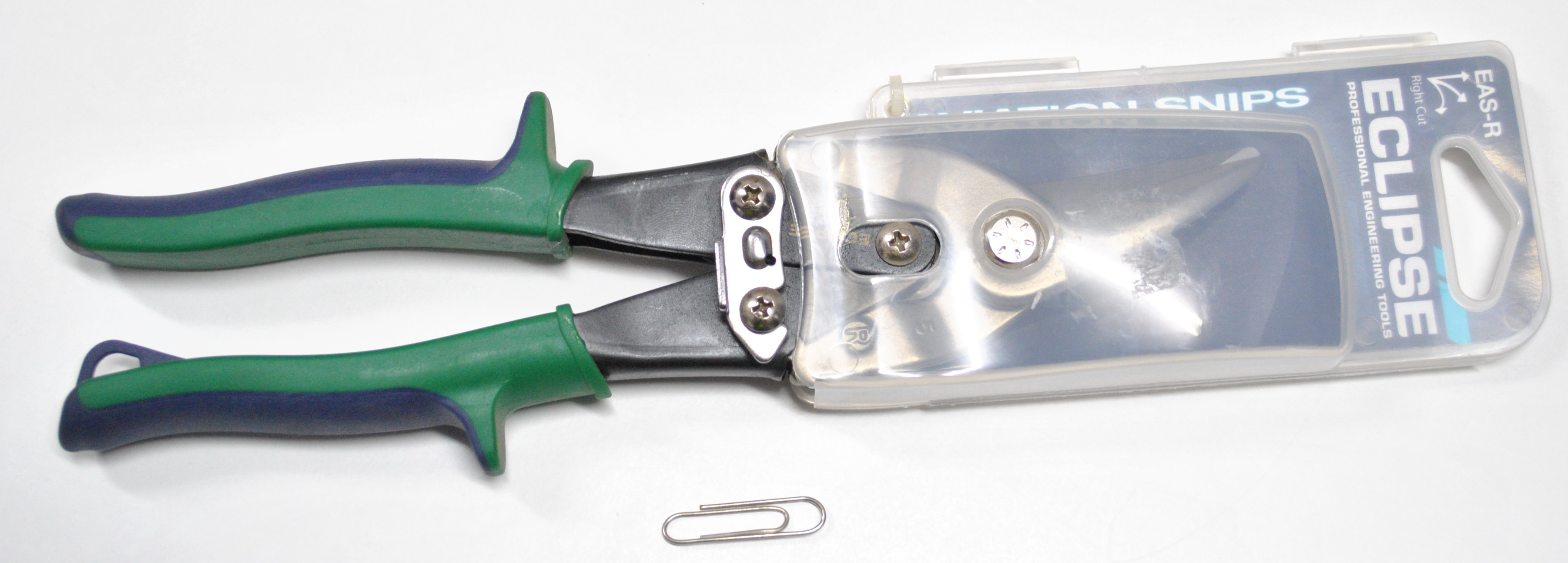 ECLIPSE EAS-R. กรรไกรตัดสังกะสี โค้งขวา + ตรง AVIATION SNIPS