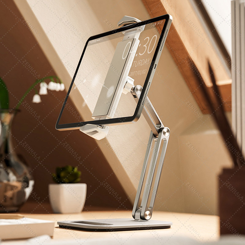 ขาตั้ง หนีบมือถือ ipad Desktop Metal Holder for Tablet