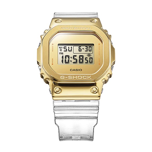 นาฬิกา Casio G-SHOCK Special Color SKELETON GOLD series รุ่น GM-5600SG-9 ของแท้ รับประกัน1ปี