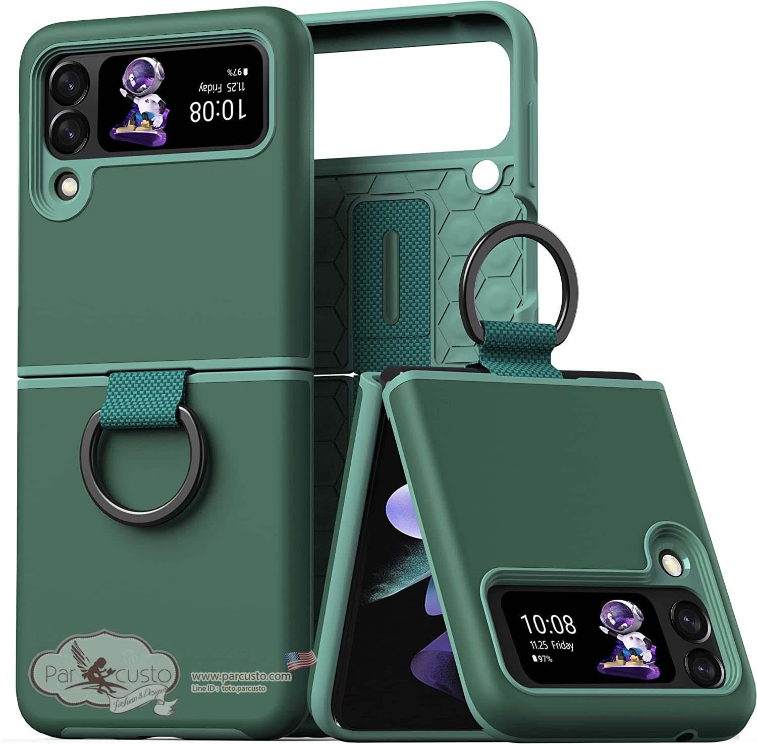 เคสกันกระแทก Samsung Galaxy Z Flip 3 จาก X-FOUR [Pre-order USA]