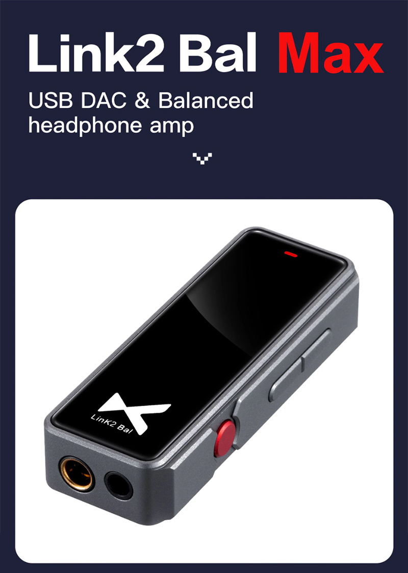 ขาย XDUOO Link2 Bal MAX USB DAC/AMP พกพา กำลังขับสูง ประกันศูนย์ไทย